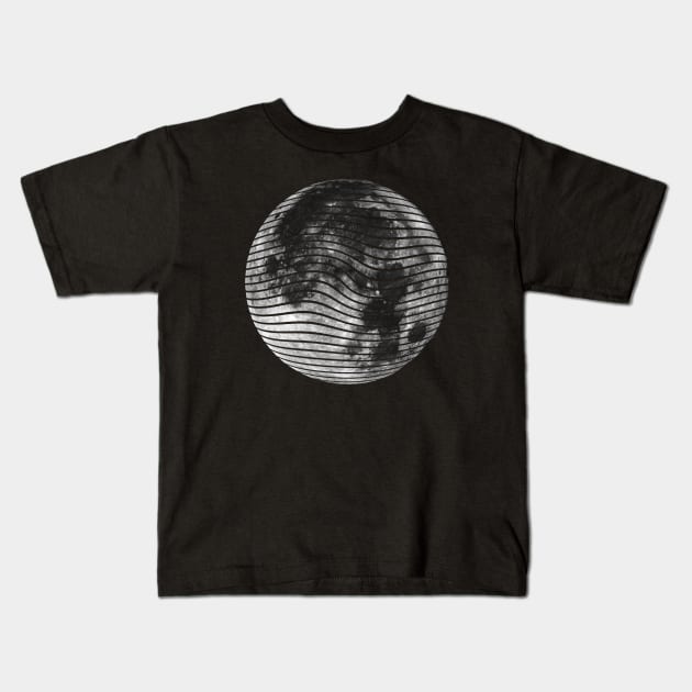 Full Moon Kids T-Shirt by CelestialStudio